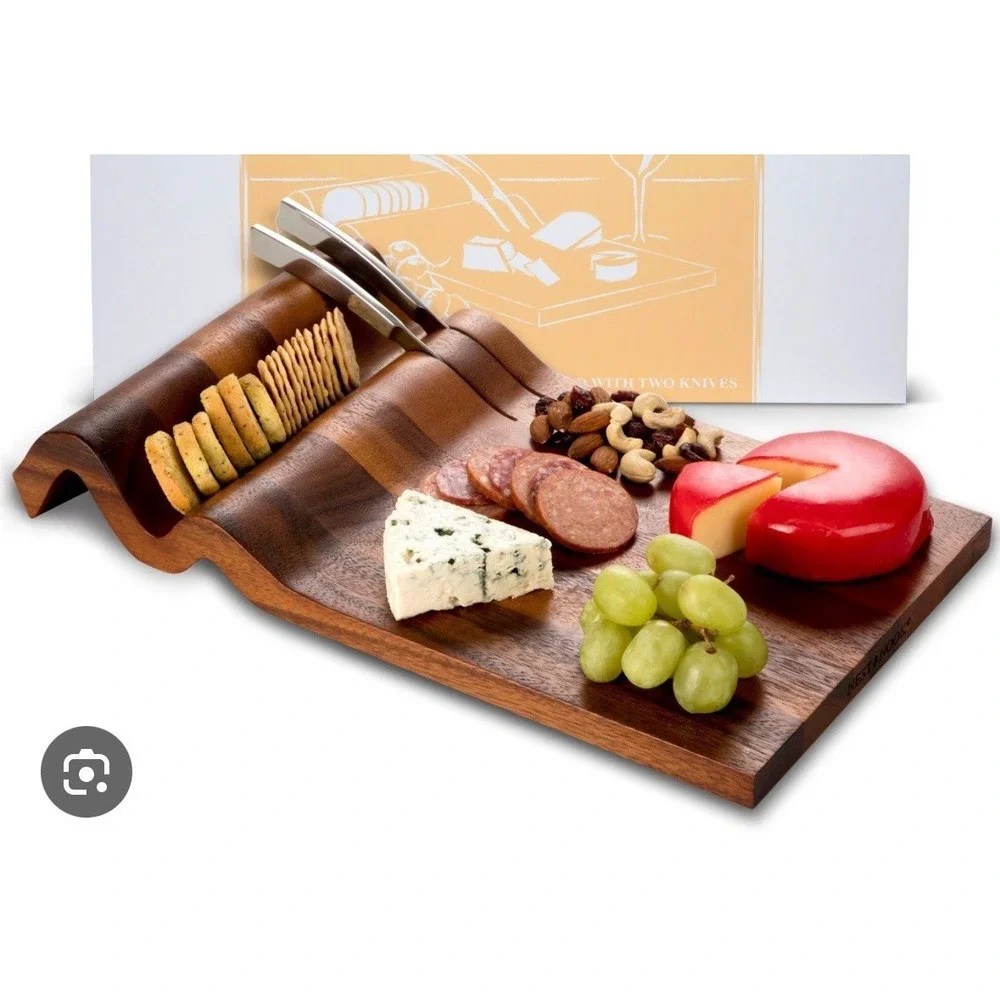 Nest And Nook Charcuterie Board Acacia Wood - Color Walnut